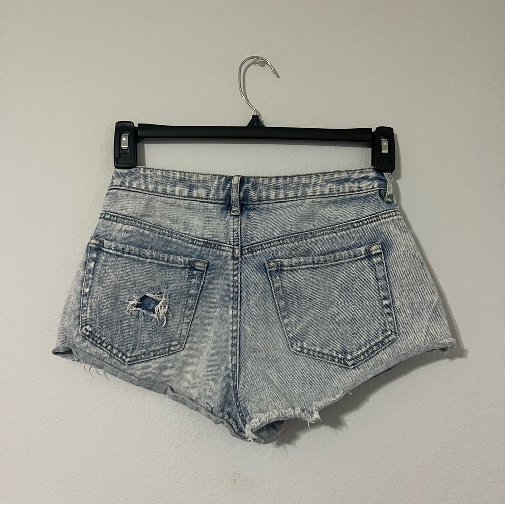denim shorts